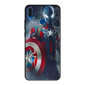 Ốp Lưng in cho Huawei Y9 2019 Mẫu Người Nhện Đen - Hàng Chính Hãng