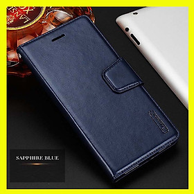 Bao da dạng ví cho SamSung Galaxy M34 hiệu Hanman, DaDa có quai cài có ngăn để thẻ ATM và để tiền, bao da may viền - Hàng nhập khẩu