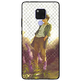 Ốp lưng in cho Huawei Mate 20 Mẫu Boy Suy Tư