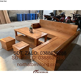 BỘ BÀN GHẾ GỖ SỒI NGA
