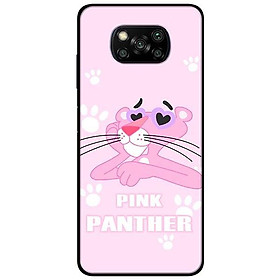 Ốp lưng dành cho Xiaomi Poco X3 mẫu Báo Hồng Trái Tim