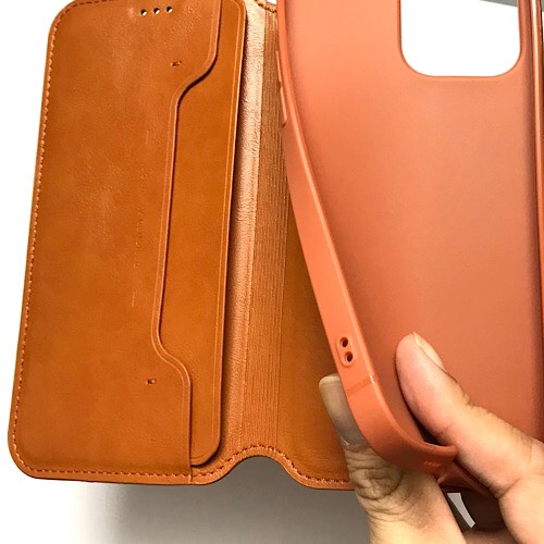 Bao da cho iPhone 13 Pro Max hiệu Xundd pu silicone card - Hàng nhập khẩu