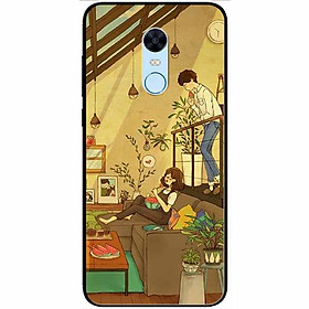 Ốp lưng dành cho Xiaomi Redmi Note 5 ( Redmi 5 Plus ) mẫu Cặp Đôi Ăn Dưa
