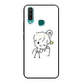 Ốp Lưng in cho Vivo Y15 Mẫu Chàng Đáng Yêu - Hàng Chính Hãng