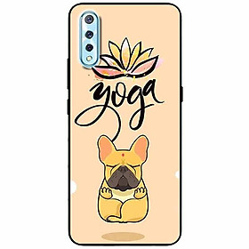 Ốp lưng in cho Vivo S1, Vivo IQOO NEO Mẫu Cún Yoga