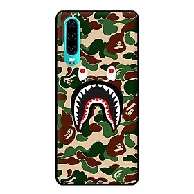 Ốp in cho Huawei P30 Bape Camo Xanh Lá - Hàng chính hãng
