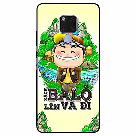 Ốp lưng in cho Huawei Mate 20  Mẫu Xách Balo Lên Nam