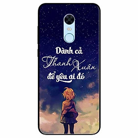 Ốp lưng in cho Redmi Note 4, Redmo Note 4x Mẫu Dành Cả Thanh Xuân Girl