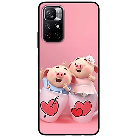 Ốp lưng dành cho Xiaomi Redmi Note 11 5G - Redmi Note 11T - Redmi Note 11S - Hai Chú Heo Ly Cặp