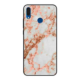 Ốp Lưng in cho Huawei Y9 2019 Mẫu Nền Đá Hoa 3 - Hàng Chính Hãng