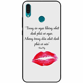 Ốp lưng in cho Huawei Y9 2019 Mẫu Trong Đầu Có Não