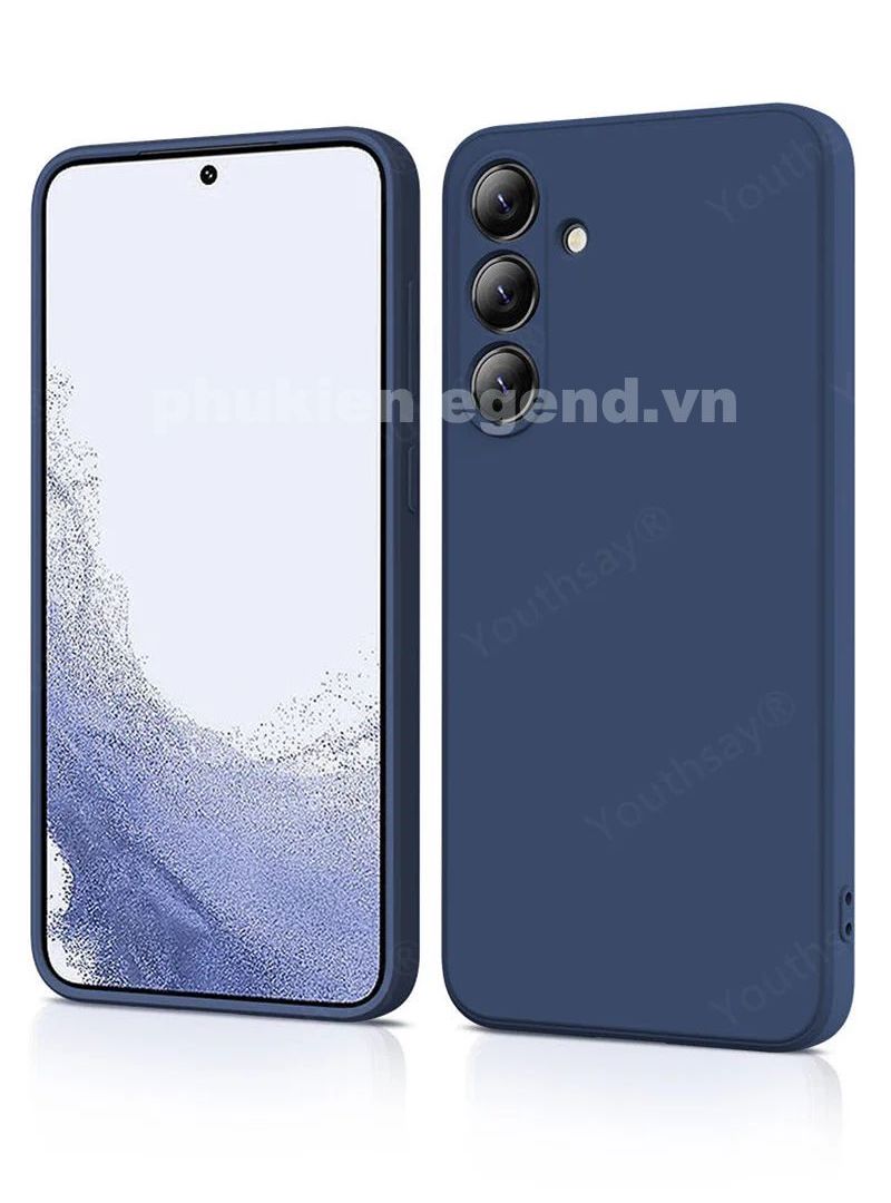 Ốp Lưng Dành Cho Samsung Galaxy S24 Silicone Dẻo Lót Nhung Nỉ Chống Sốc chống bẩn hạn chế bám vân tay - Hàng Nhập Khẩu