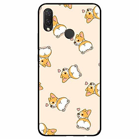 Ốp lưng dành cho Huawei Nova 3e mẫu Cún Corgy Làm Kiểu