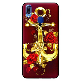 Ốp lưng in cho Vivo Y91 mẫu Neo Vàng Nền Đỏ - Hàng chính hãng