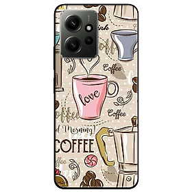 Ốp lưng dành cho Redmi Note 12 - Redmi Note 12 Pro 4G - Redmi Note 12 Pro 5G - Họa Tiết Cà Phê - Hàng Chính Hãng