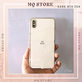 Ốp viền màu lưng trong cạnh vuông dành cho iPhone Xs Max chính hãng KST( hàng chính hãng)