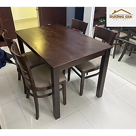 Bàn ăn cơm gia đình 4 ghế gỗ giá rẻ tại xưởng