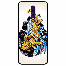 Ốp lưng dành cho Realme X mẫu Chép Vàng Nền Sáng