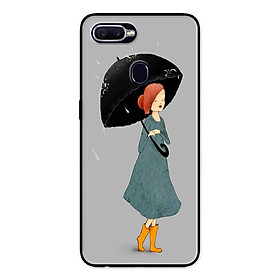 Ốp Lưng in cho Realme 2 Pro Mẫu Cô Gái Che Ô - Hàng Chính Hãng
