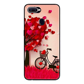 Ốp Lưng in cho Realme 2 Mẫu NỀN TRÁI TIM 2 - Hàng Chính Hãng