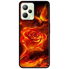 Ốp lưng dành cho Realme C35 - Realme Narzo 50A Prime mẫu Hoa Hồng Lửa