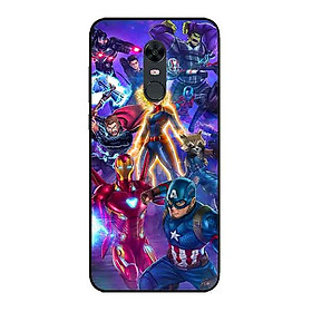 Ốp Lưng in cho Xiaomi Redmi 5 Plus Mẫu Biệt Đội Anh Hùng̣ - Hàng Chính Hãng