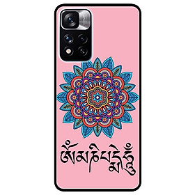 Ốp lưng dành cho Xiaomi Redmi Note 11 Pro 5G ( Bản Nội Địa ) - Om Mani Padme Hum Hồng Xanh