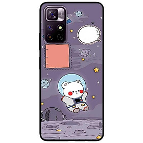 Ốp lưng dành cho Xiaomi Redmi Note 11 4G - Redmi Note 11 5G / Redmi Note 11T 5G / Redmi Note 11S 5G  - Gấu Phi Hành