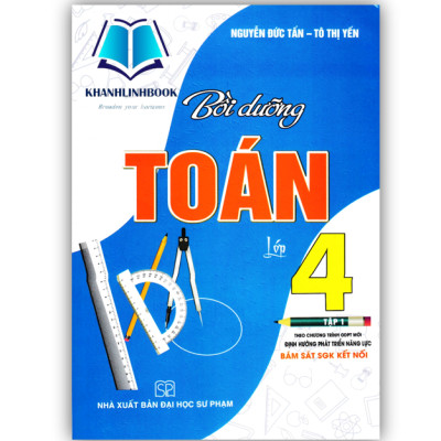 Sách - Combo Bồi Dưỡng Toán Lớp 4 - Tập 1 + 2 (Bám Sát SGK Kết Nối)