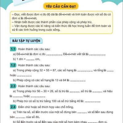 Sách - Bài Tập Cuối Tuần Toán 2 - Tập 1 (Bám sát SGK Cánh Diều)
