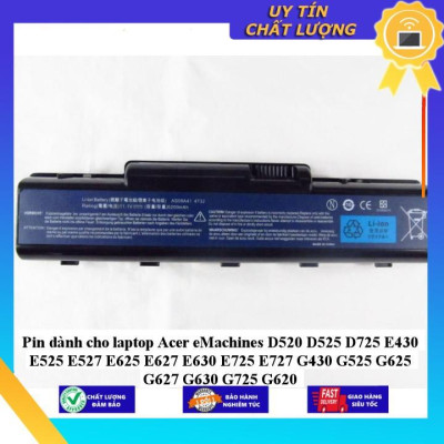 Pin dùng cho laptop Acer eMachines D520 D525 D725 E430 E525 E527 E625 E627 E630 E725 E727 G430 G525 G625 G627 G630 G725 - Hàng Nhập Khẩu MIBAT654