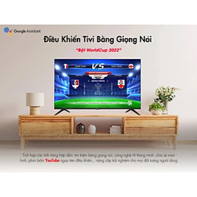 GOOGLE TI VI 43 ASANZO-43EX9- ĐIỀU KHIẾU GIỌNG NÓI- HÀNG CHÍNH HÃNG