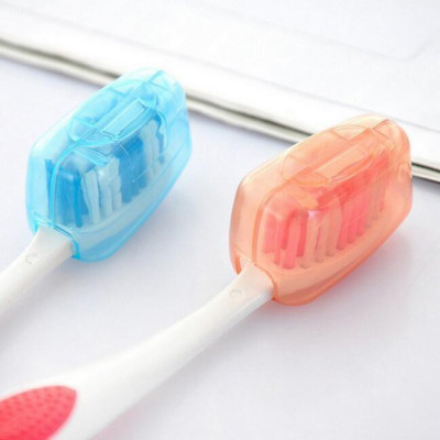 Nắp Nhựa Bọc Đầu Bàn Chải Đánh Răng Tránh Bụi Bẩn Côn Trùng, Gián Có Lỗ Thông Khí, Nút Đậy Bịt Bảo Vệ Đầu Bàn Chải Tiện Lợi Khi Đi Du Lịch