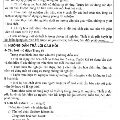 Hướng Dẫn Trả Lời Câu Hỏi Khoa Học Tự Nhiên 8 (Dùng Kèm SGK Kết Nối Tri Thức Với Cuộc Sống)
