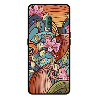 Ốp Lưng in cho Oppo K3 Mẫu Họa Tiết Nền Lá - Hàng Chính Hãng
