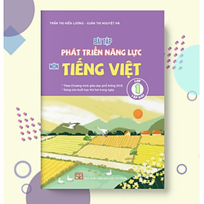 Bài tập phát triển năng lực môn tiếng việt lớp 1 tập 2 - PB1