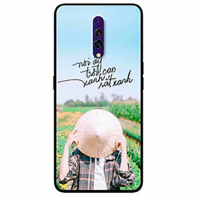 Ốp lưng in cho Realme X Mẫu Lấy Nón