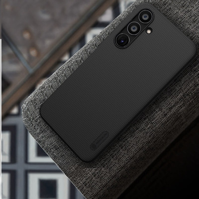 Ốp Lưng Sần chống sốc cho Samsung Galaxy A35 hiệu Nillkin Super Frosted Shield - Hàng Chính Hãng