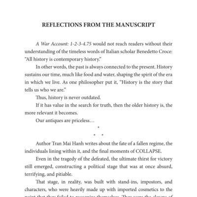  A War Account: 1-2-3-4.75