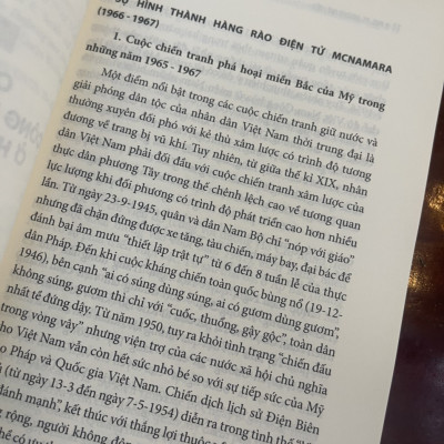 (Sách chuyên khảo) Cuộc Chiến Tranh Công Nghệ Cao Ở Hàng Rào Điện Tử McNamara (1966-1972) -  PGS.TS. Hoàng Chí Hiếu -  NXB Tổng Hợp TP. HCM