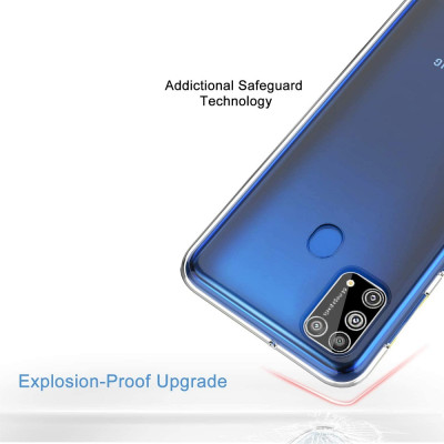 Ốp lưng dẻo silicon cho Samsung Galaxy M31 hiệu HOTCASE Ultra Thin siêu mỏng 0.6mm, chống trầy, chống bụi - Hàng nhập khẩu