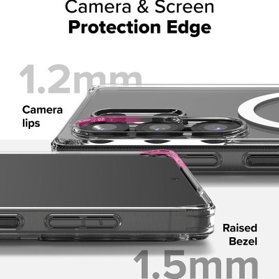 Ốp lưng cho Samsung Galaxy S25 Ultra RINGKE Fusion Magnetic - Hàng Chính Hãng