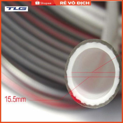 Bộ dây vòi xịt nước rửa xe, tưới cây . tăng áp 3 lần, loại 15m 206318 đầu đồng,cút,nối vàng + tặng đai