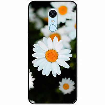 Ốp lưng dành cho Xiaomi Redmi Note 5 ( Redmi 5 Plus ) mẫu Cúc Trắng Mờ Ảo