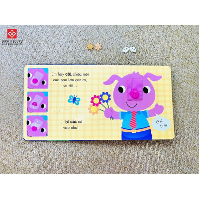 Sách Tương Tác - Kỹ Năng Vận Động Tinh Cho Bé 0 - 6 Tuổi - Đinh Tị Books