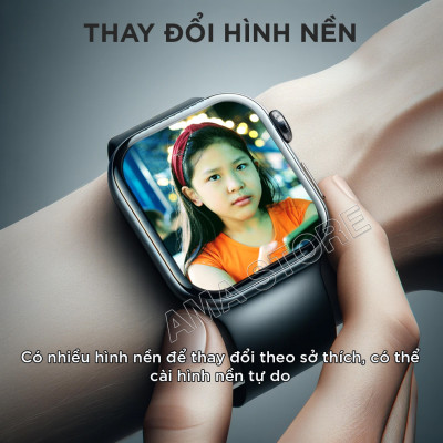 Đồng hồ gắn sim Thông minh Android Kết nối Wifi 4G Bluetooth có CHPlay camera xoay 180 mạng xã hội Za lo FB Tele xem phim giải tri choi game AMA Watch S16 Ram 2G bộ nhớ 32Gb Hàng chính hãng