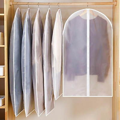 Túi bọc quần áo treo tủ đồ, túi trùm quần áo chống bụi chống thấm 60x80cm