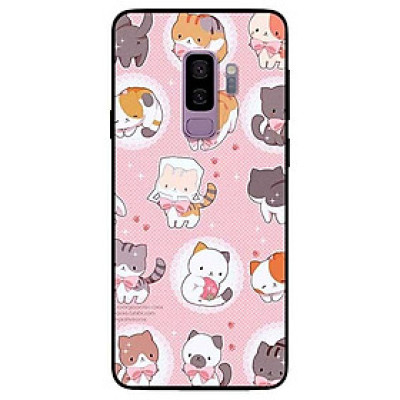 Ốp lưng dành cho Samsung S8 - S8 Plus - S9 Plus mẫu Họa Tiết Mèo Nơ