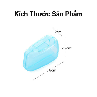 Nắp Nhựa Bọc Đầu Bàn Chải Đánh Răng Tránh Bụi Bẩn Côn Trùng, Gián Có Lỗ Thông Khí, Nút Đậy Bịt Bảo Vệ Đầu Bàn Chải Tiện Lợi Khi Đi Du Lịch