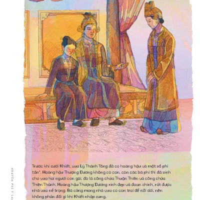 Lịch Sử Việt Nam Bằng Tranh: Nguyên Phi Ỷ Lan (Bản Màu, Bìa Cứng) - Chủ biên: Trần Bạch Đằng; Lời: Tôn Nữ Quỳnh Trân; Tranh: Nguyễn Huy Khôi ; Tô màu: Nguyễn Thuỳ Linh